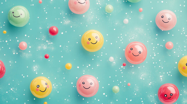Pop Cute Polka Dot Background Wallpaper