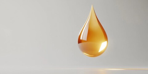 Fototapeta premium Oil droplet in mid-air