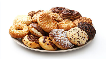 Assorted Pastries Plate: Sweet Treats and Bakery Delights