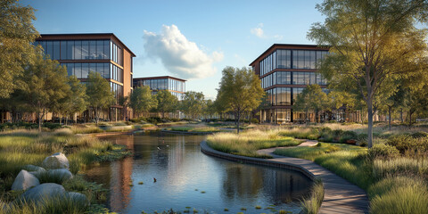 Office Park Serenity