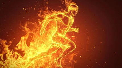 Fototapeta premium Breaking Your Personal Best: Proven Methods for Improving Your Marathon Time and Performance