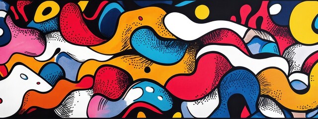 Background abstract pattern color shape design line graphic kid seamless. Fun children pattern abstract background art cute modern child hand geometric simple drawn texture scribble print trendy 90s