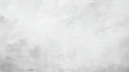 Silver ink and watercolor textures on white paper background. Whitewashed painted textured abstract background with brush strokes in white and black shades. 