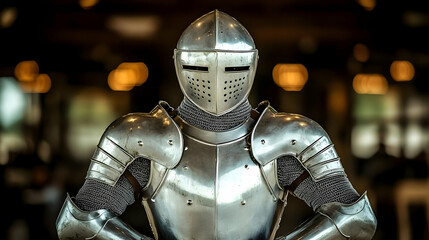 Fototapeta premium Medieval Knight Armor Illustration