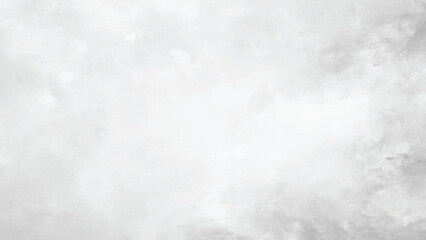 Silver ink and watercolor textures on white paper background. Whitewashed painted textured abstract background with brush strokes in white and black shades. 