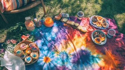 Unleash your creative side with a crafty picnic where you can make your own tiedye shirts or create beautiful natureinspired art while snacking on treats