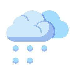 cloud and snow. snowy and cloudy weather