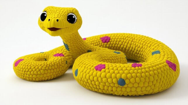 Cute cartoon snake