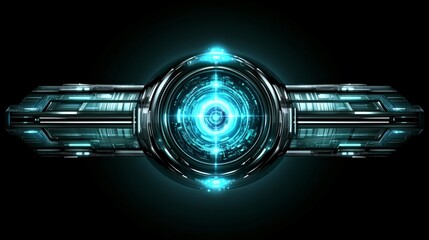 Futuristic Tech HUD Interface Sci Fi Design