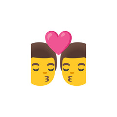 Kissing Couple Emoji (Female-Male)
