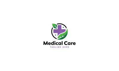Professional Innovative Unique Modern Medical Care Branding Logos Vector, Adaptive Designs for Medical Healthcare Wellness Services