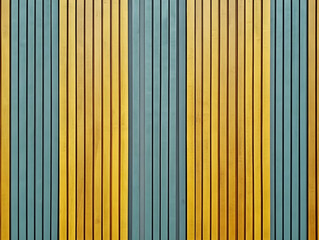 Obraz premium Wood and Metal Slat Wall Background