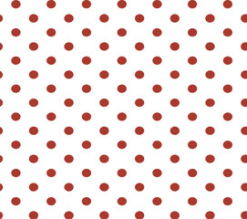 red dots on white background