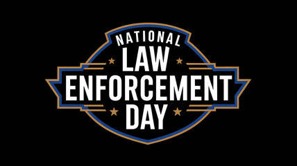 Obraz premium national law enforcement day
