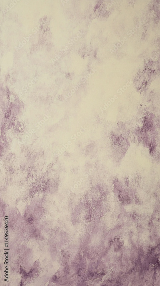 Poster soft modern backdrop featuring a blend of lavender and soft cream pastels textured with a grainy noi