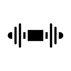 barbell glyph icon