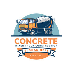 concrete mixer truck logo