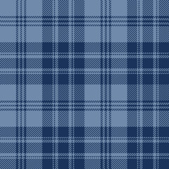 plaid tartan seamless repeat pattern. This is a blue ,navy blue checkered plaid vector illustration. Design for decorative,wallpaper,shirts,clothing,tablecloths,wrapping,textile,fabric,texture