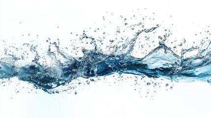 water splash isolated on white background