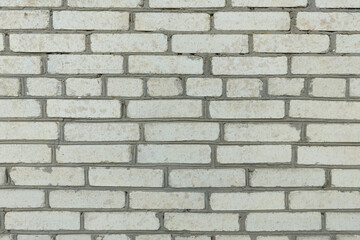 White brick wall.