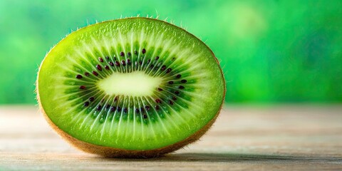 Fresh Green Kiwi Fruit Close Up, green kiwi fruit, close-up photography