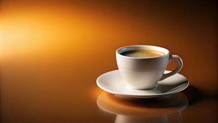 Fototapeta premium coffee cup in isolation on background, beverage, coffee, object, isolated, transparency, still life, tableware