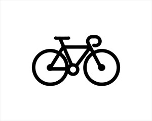 Obraz premium bicycle icon vector illustration