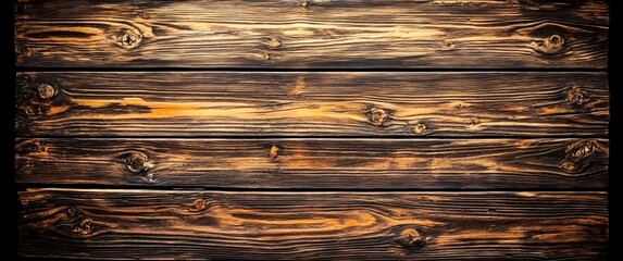 Dark Brown Rustic Wooden Planks Background Texture