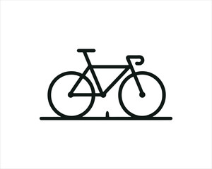Fototapeta premium bicycle icon vector illustration
