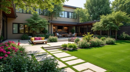 luxury home garden design