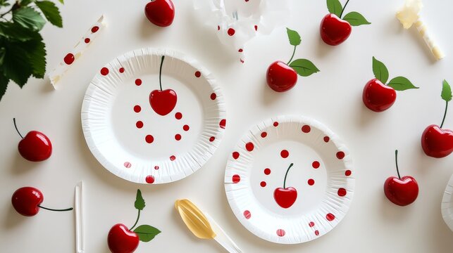 Cherry Themed Party Supplies for Festive Gatherings