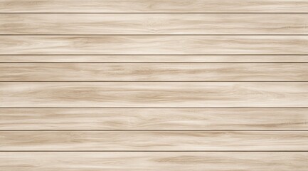 Fototapeta premium Light Beige Wooden Planks Seamless Texture Background