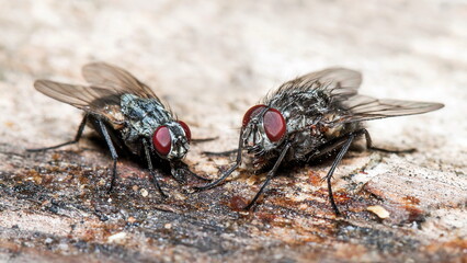 fly on leaf