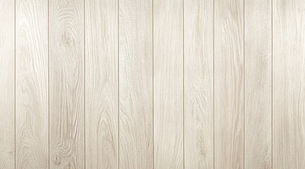 Naklejka premium Light Beige Wooden Planks Background Texture Seamless Wood Grain Pattern