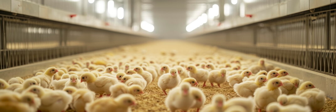 machinery and equipment used on a modern poultry farm.