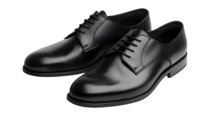 Elegant Black Leather Dress Shoes for Men – Stylish Formal Footwear for Any Occasion