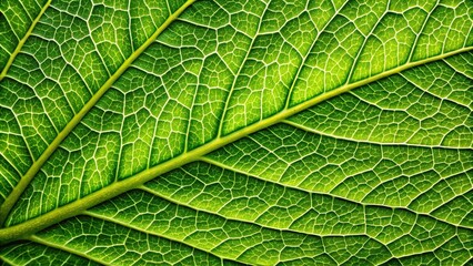 Obraz premium Avocado leaf veins rising up macro, avocado leaf, macro photography, leaf veins, botanical, nature