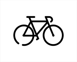 Fototapeta premium bicycle icon vector illustration