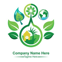 Eco-friendly logo