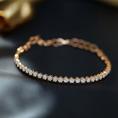 Obraz premium Subtle Sparkle Bracelet for an Elegant Touch