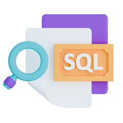 Big Data 3d Icons clipart render