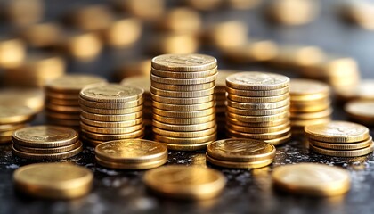 Golden candlestick investment chart, financial growth, wealth creation, stock exchange trading, success in business finance