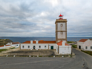 Farol de Cabo Carvoeiro en Peniche, región Oeste de Portugal.