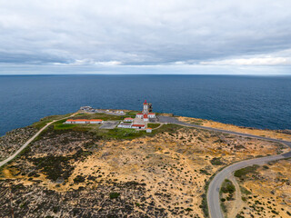 Farol de Cabo Carvoeiro en Peniche, región Oeste de Portugal.