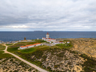 Farol de Cabo Carvoeiro en Peniche, región Oeste de Portugal.
