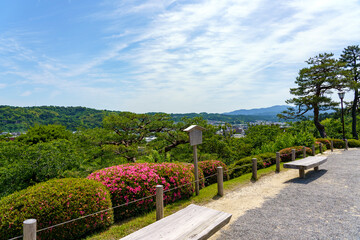 初夏の兼六園・眺望台