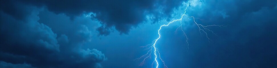 Dark and foreboding storm clouds with electric blue accents, hinting at an impending thunderstorm, cloud, turbulent, electric