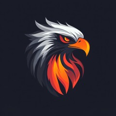 Obraz premium cool animal logo on dark background 