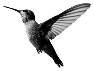Fototapeta premium PNG Graceful hummingbird in flight