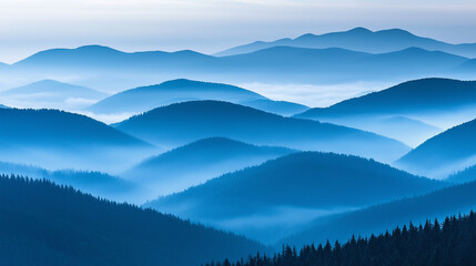 Fototapeta premium Natural Mountain Landscape